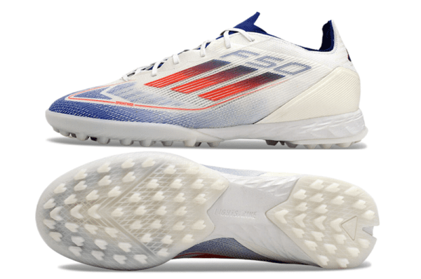 Adidas F50 PRO TF Branco e Azul - Image 3